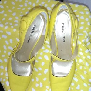 Bellini Women's Bright Yellow Heels